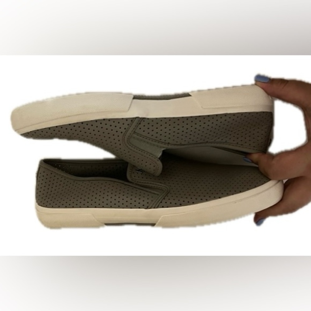 Michael Kors ‘Keaton’ Slip On Gray Leather Size 7.5M - Picture 7 of 13